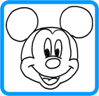 how to draw mickey mouse